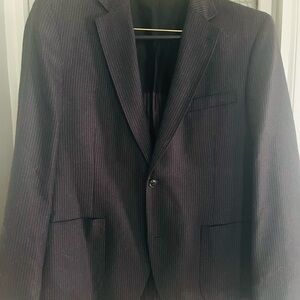 Men's charcoal Pinstripe Blazer